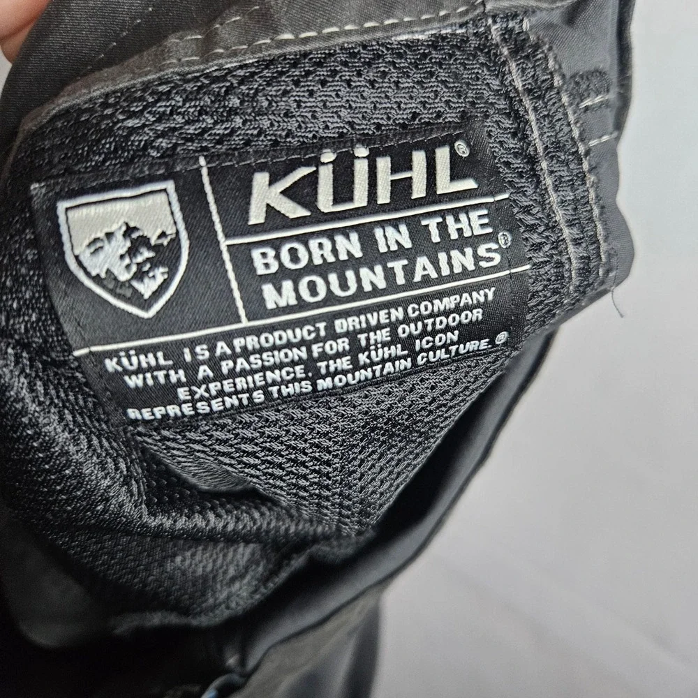 Kuhl Renegade Shorts Mens 38 Grey Charcoal Hiking Cargo Nylon Stretch Outdoor